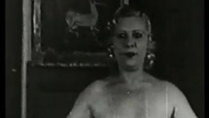 mom dancing, stripping & fucking - circa 40s